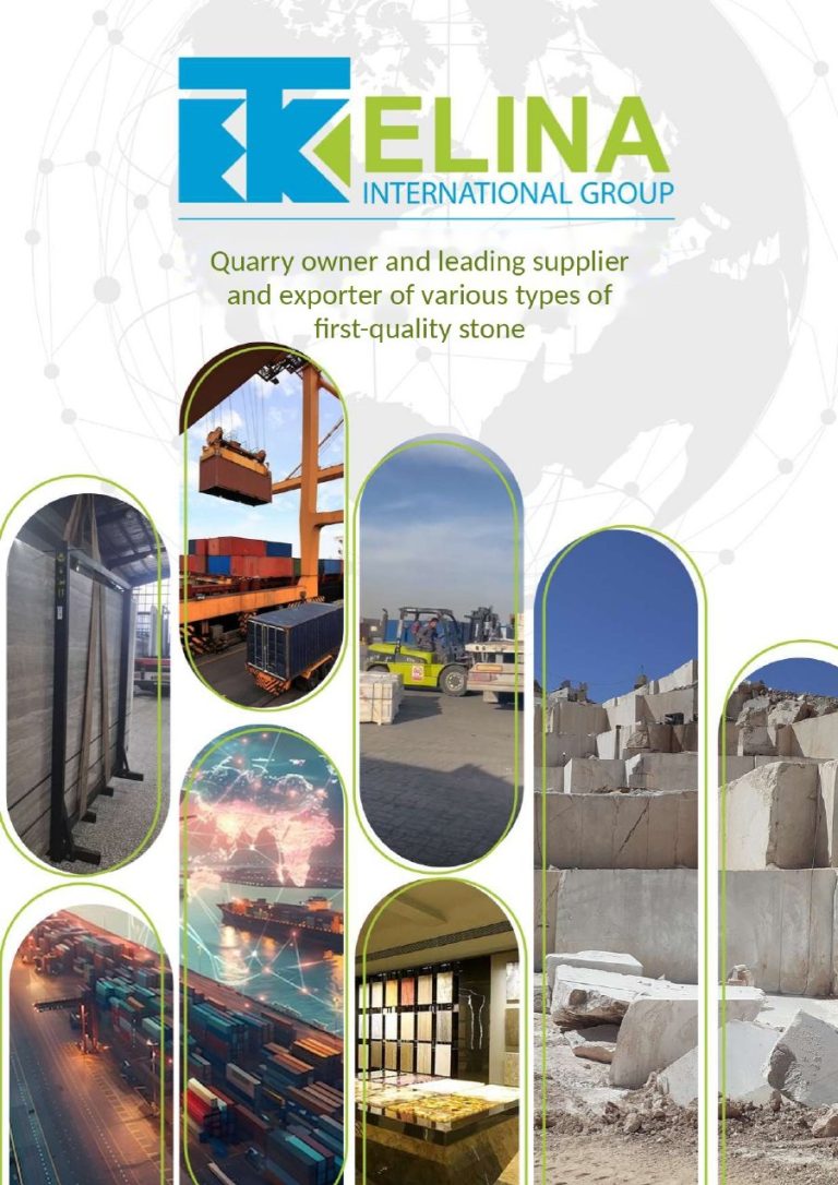Cover of the Elina International Group catalog in English